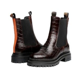 Osprey London -The Huckleberry Leather Chelsea Boots Size 39. No box, new.